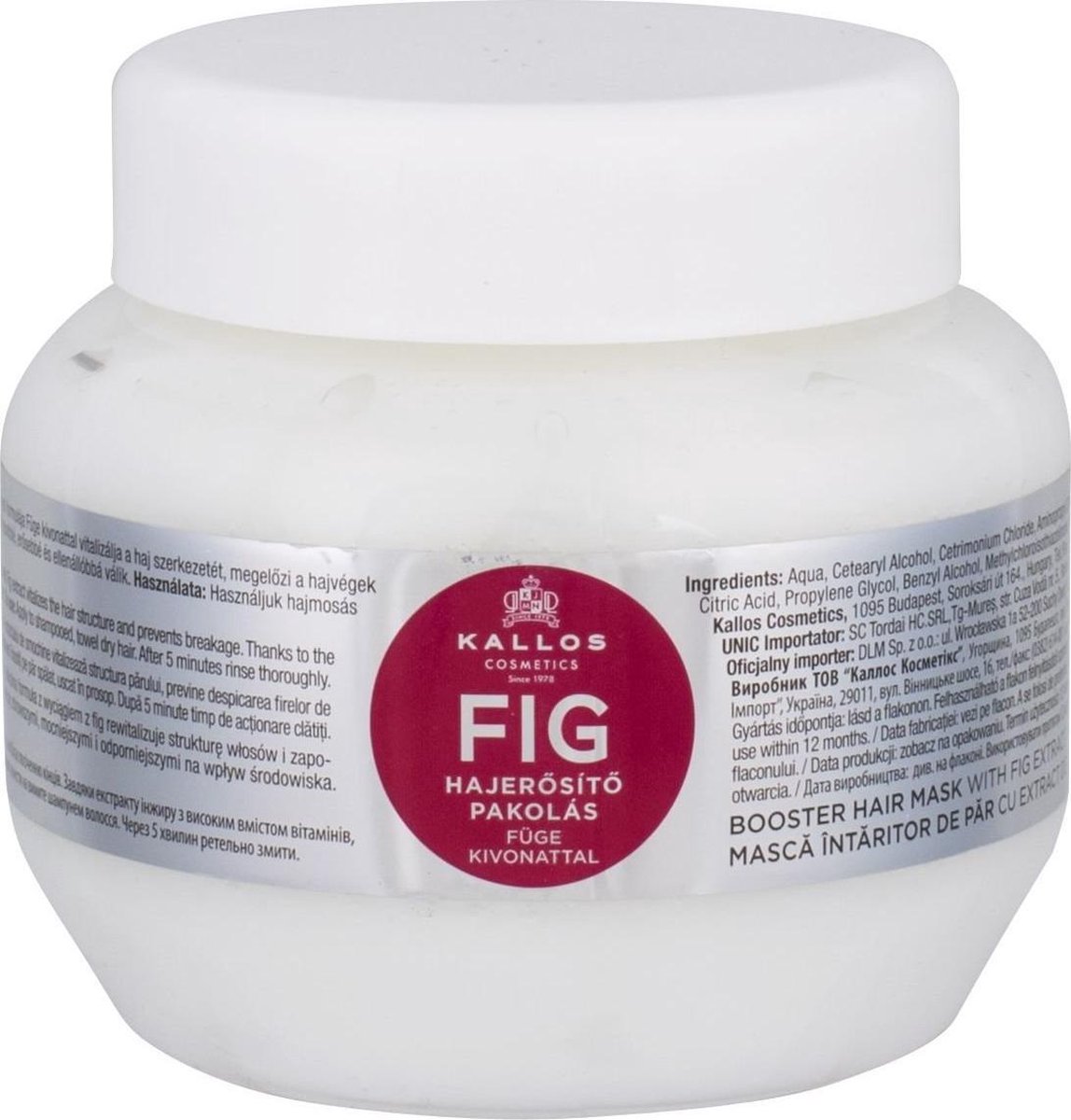 Voedend Haarmasker Kallos Cosmetics Fig (275 ml)
