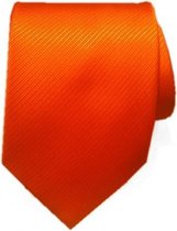 Oranje stropdas 100% polyester