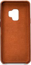 Samsung Galaxy S9 Hoesje - Senza - Desire Cardslot Serie - Echt Leer Backcover - Burned Cognac - Hoesje Geschikt Voor Samsung Galaxy S9
