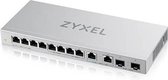 Zyxel XGS1010-12 - Switch - onbeheerd - 8x Gb LAN + 2x 2.5Gb LAN + 2x 10Gb SFP+ - desktop