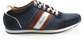 Australian Cornwall heren sneaker - Blauw wit - Maat 42