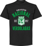 Atletico Nacional Established T-Shirt - Zwart - XXL