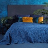 Beddensprei_sprei_kleur_Navy blauw_220X240cm_100% POLYESTER_