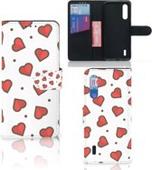 Flip Housse Étui Xiaomi Mi 9 Lite Coque Cœurs Cadeaux Saint Valentin