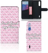 Xiaomi Mi 9 Lite Portemonnee Hoesje Flowers Pink DTMP