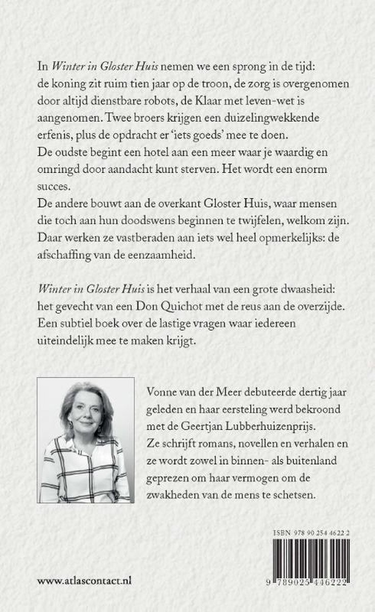 Winter in Gloster Huis - back cover