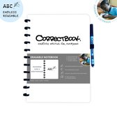Correctbook Notitieboek A5- wit blanco - Wit- blanco