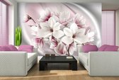 Magnolia Flowers Photo Wallcovering
