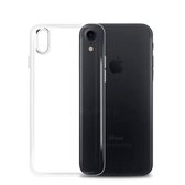 Mat Zwart Backcover hoesje voor Apple iPhone XS - Siliconen case cover TPU - 2 x Tempered Glass Screenprotector