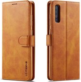 Samsung Galaxy A50 / A30s Hoesje - Luxe Book Case - Bruin