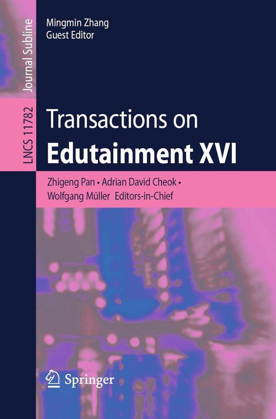 Computer Science (R0) - Transactions on Edutainment XVI - cover