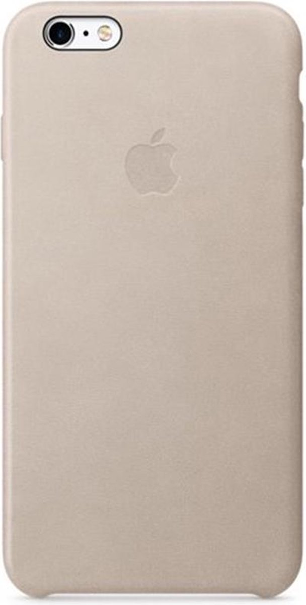 Apple Hoesje Geschikt voor iPhone 6 Plus / 6s Plus - Apple Leather Backcover - grijs