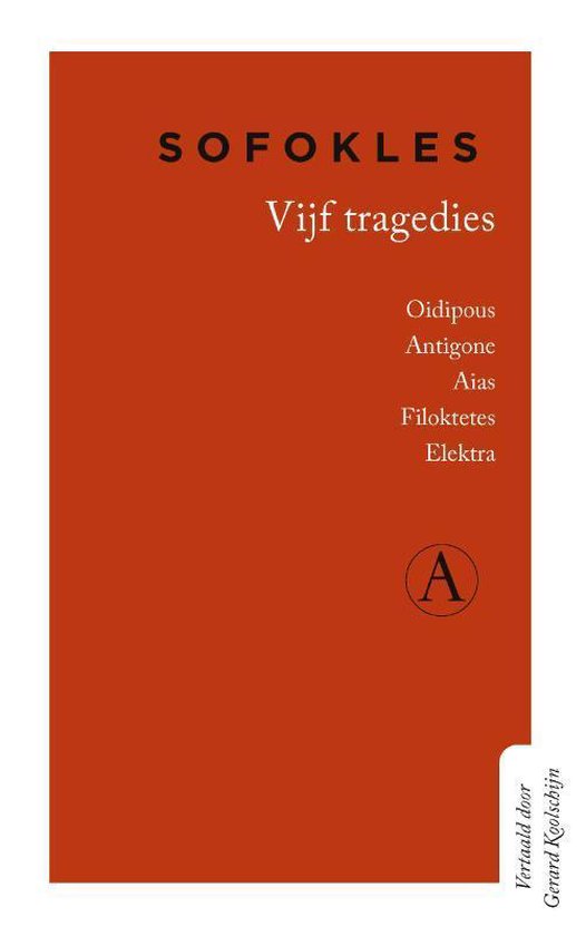 Vijf tragedies - cover