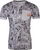 Marvel Comics - Comic AOP Pocket Men s T-shirt - XL