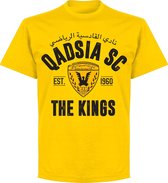 Qadsia Established T-Shirt - Geel - 4XL