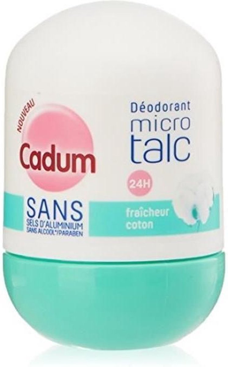 CADUM Deodorant voor dames micro-talkbal cool katoen - 50 ml