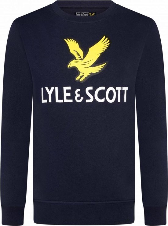 Lyle and Scott Jongens truien & vesten Lyle and Scott Lyle eagle logo LB  crew sweater... | bol.com