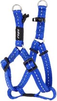 Rogz For Dogs Nitelife Step-In Hondentuig - 11 mm x 27-38 cm - Blauw