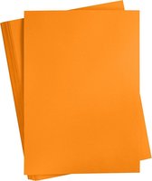 Gekleurd Karton, A2 420x600 mm, mandarijn, 100 vellen