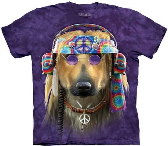 The Mountain T-shirt Groovy Dog T-shirt unisexe Taille S