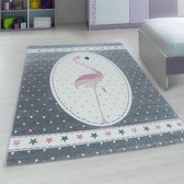 - Vloerkleed - Roze - Ø 120cm Rond