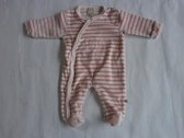 pyjama noukie's 1 mois 56cm fille rayé rose