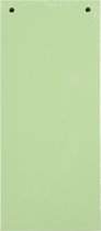 12x Pak van 100 horizontale tabstroken met perforatie 180g - 105x240mm, Groen