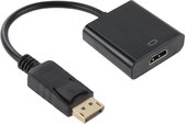 Displayport Male naar HDMI Female Adapter | Zwart / Black | 20CM