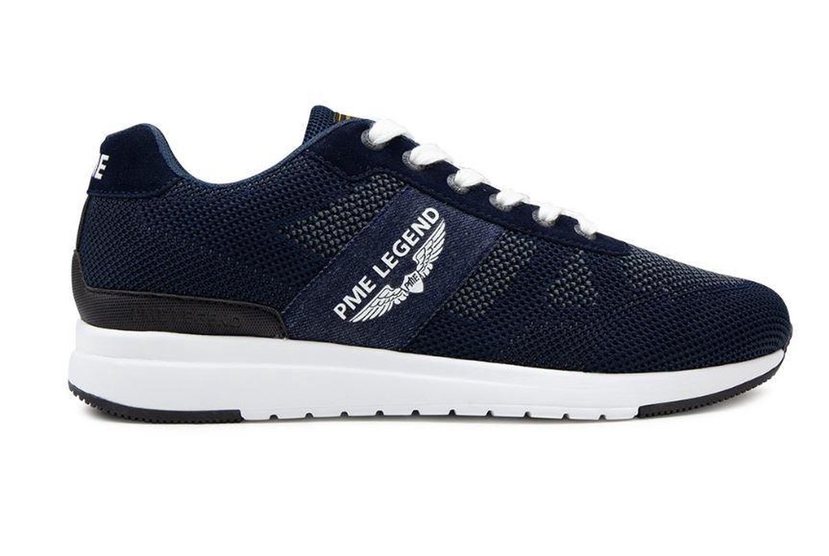 PME Heren Lage sneakers Dornierer - Blauw - Maat 44 | bol.com