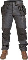 Dunderdon P12 Werkjeans Raw Blauw 36-32