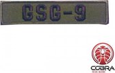 GSG-9 Geborduurde Politie Patch - 13,5 x 3 cm