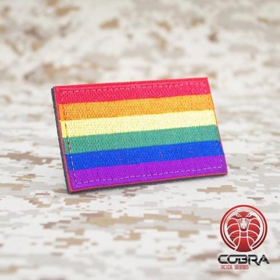 Gay Pride LBGTQ Drapeau Arc-en-Ciel Brodé Airsoft Morale Cosplay Patch 