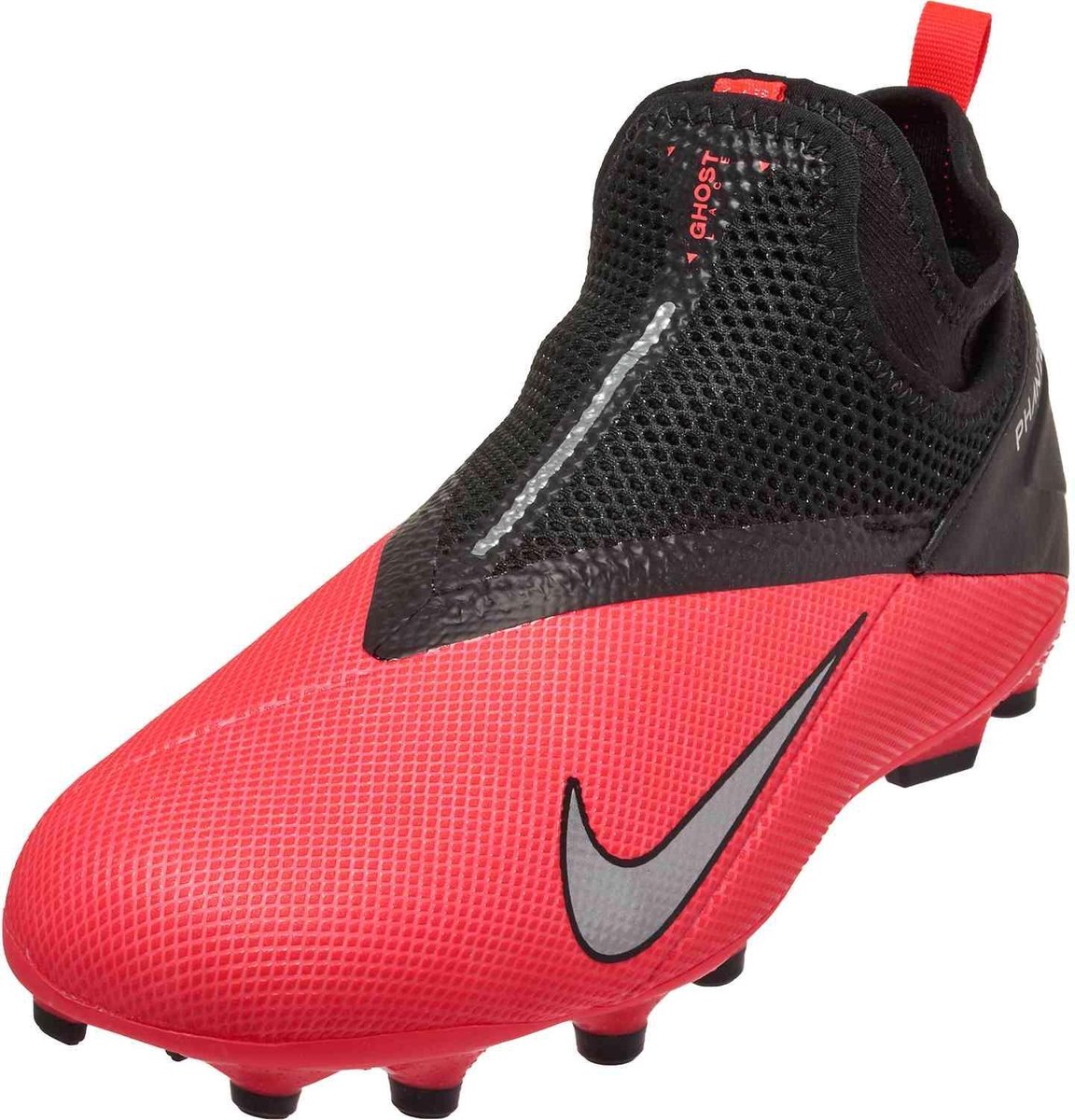 Chaussures de football Nike Phantom Vision 2 Academy MG Garçons Noir / Rose  | bol