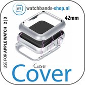42mm beschermende Magnetisch Case Cover Protector Apple watch 2 / 3 Zilver Watchbands-shop.nl