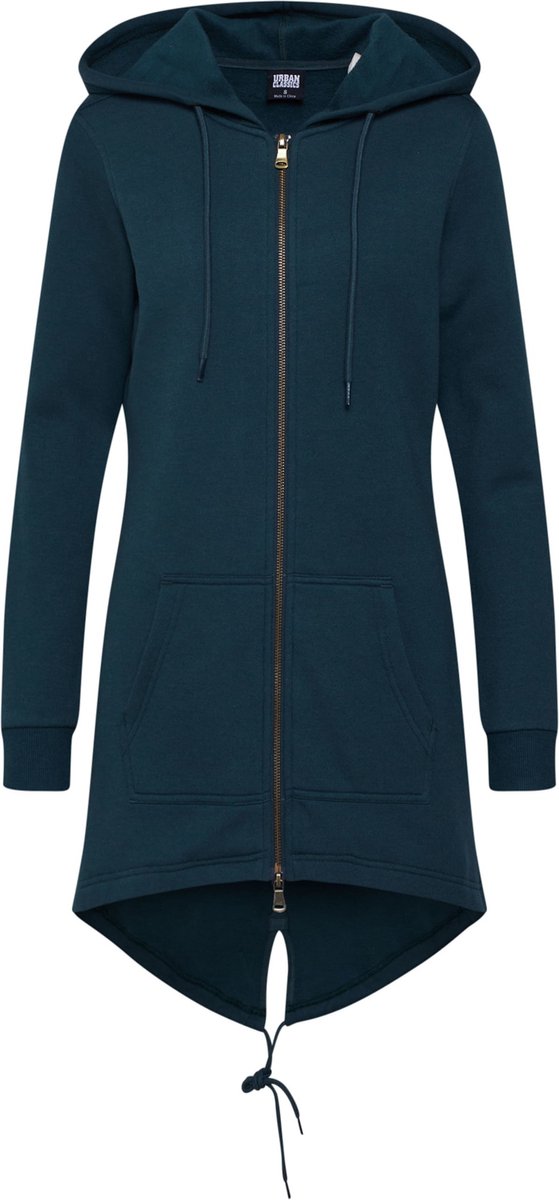 Urban Classics Sweat Parka Vest met capuchon S Groen