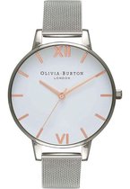 Olivia Burton Big Dial OB16BD97 - Staal - Zilverkleurig - 38mm