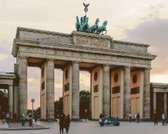 MyHobby Borduurpakket – Brandenburger Tor Berlijn 50×40 cm - Aida stof 5,5 kruisjes/cm (14 count)