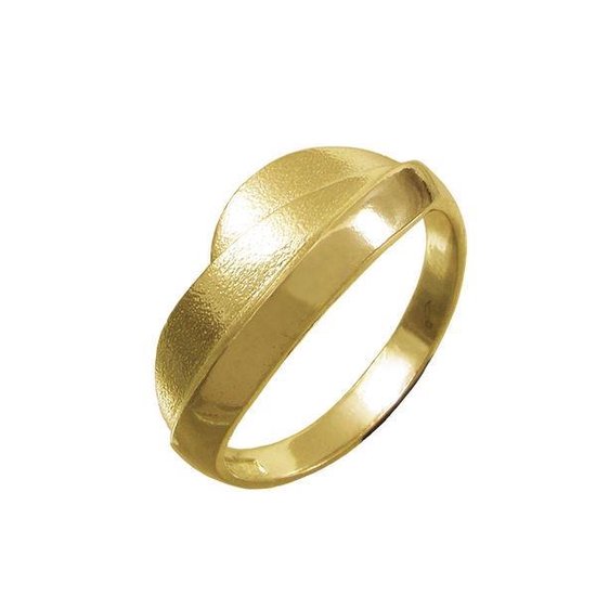 De heuvels. Gouden ring 21.5mm