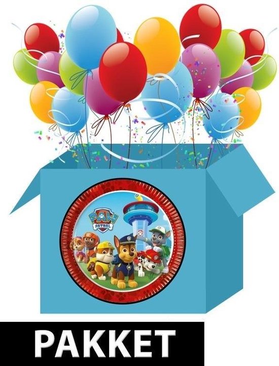 Paw Patrol feest/versiering pakket - Kinderfeestjes - Paw Patrol thema  feestartikelen | bol.com