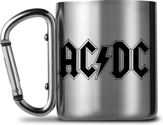 Mok Ac/dc Zilver/zwart 250 ml