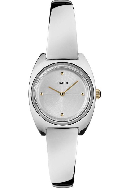 Timex Petite TW2R70100 Horloge – Staal – Zilverkleurig – Ø 25 mm