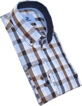 Culture Lange mouw Overhemd - 513872-Regular Bleu (Maat: XXL)