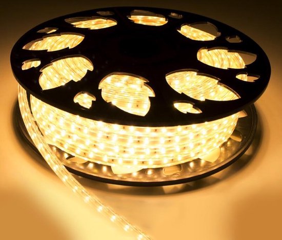 Vertrappen Bourgondië stijl Lichtslang LED buiten – Warm wit - 15 meter - standaard lumen | bol.com
