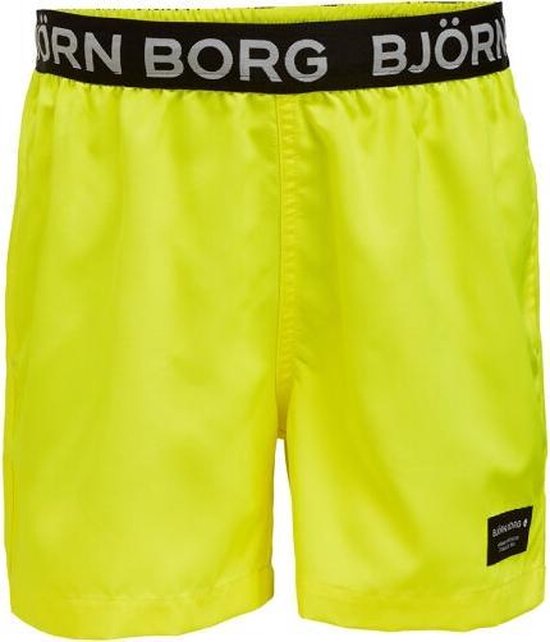 Björn Borg Jongens Zwemshort LOOSE SHORTS KEITH KEITH - Geel - Maat 134-140  | bol.com