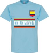 Colombia Keeper Team T-Shirt - Licht Blauw - XL