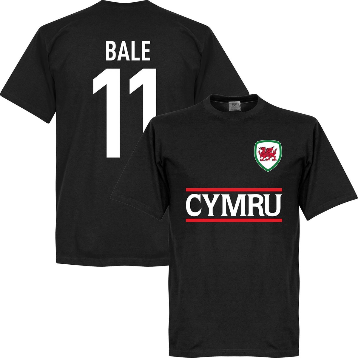 Cymru Bale 11 Team T-Shirt - XXXXL