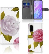 Bookcover Geschikt voor Samsung Galaxy S20 Hoesje Roses