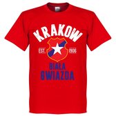 Wisla Krakow Established T-Shirt - Rood - XL
