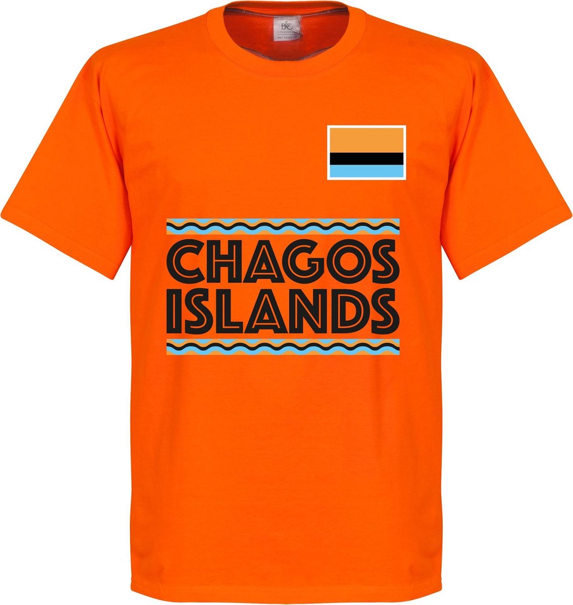 Chagos Islands Team T-Shirt - Oranje - S