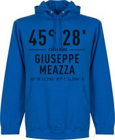 Inter Milan Giuseppe Meazza Coördinaten Hoodie - Blauw - M